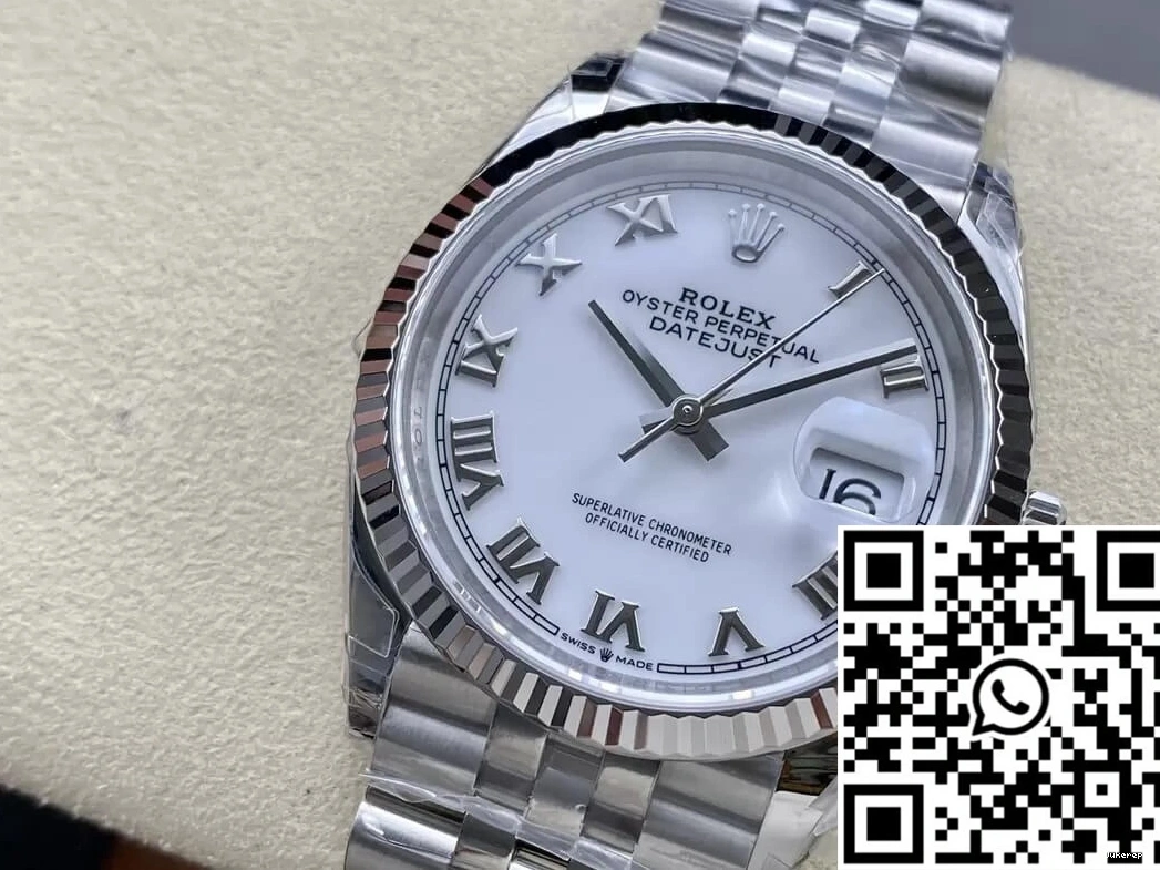 Datejust White Dial VS 36MM M126234-0025 Factory Rolex 0119
